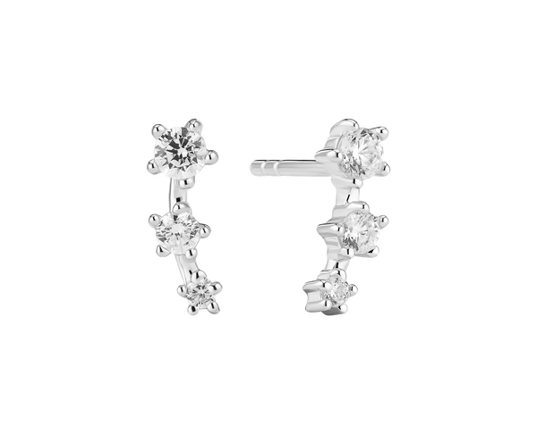 SIF Jakobs Lucente Tre stud earrings