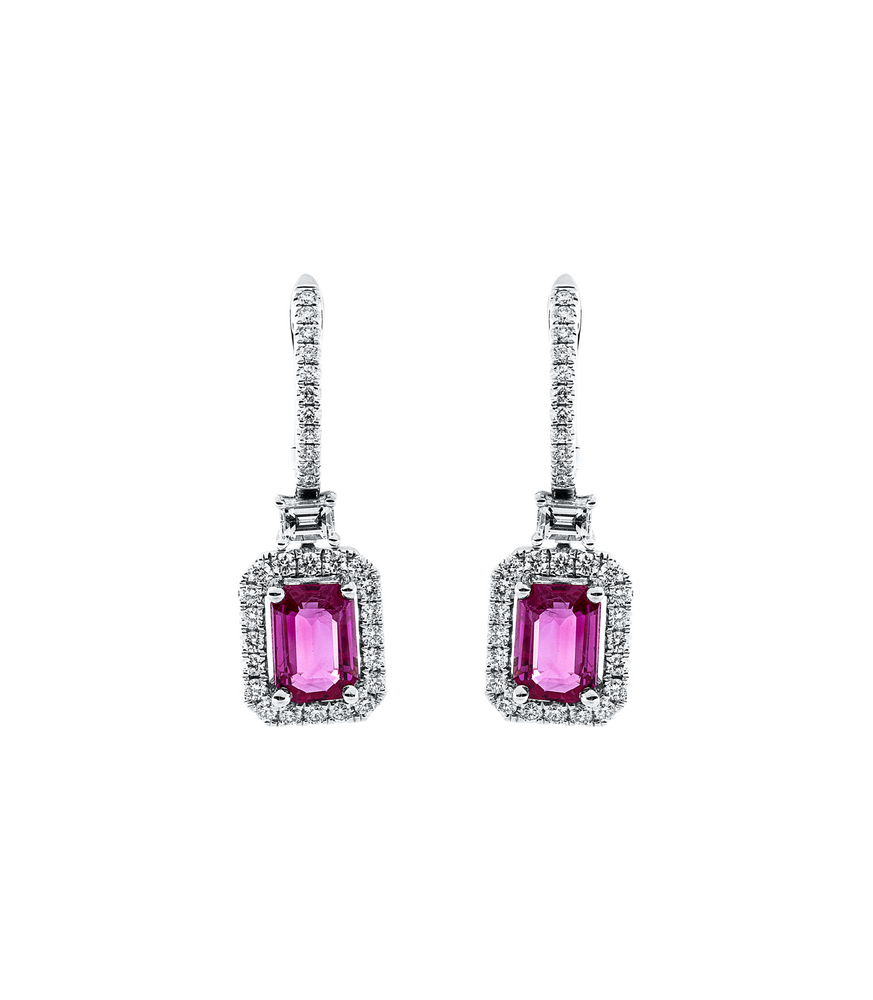 Brogle Selection ruby earrings