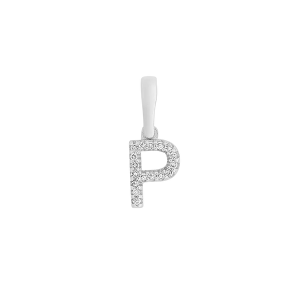 Brogle Classic Buchstabenanhänger P mit Diamanten