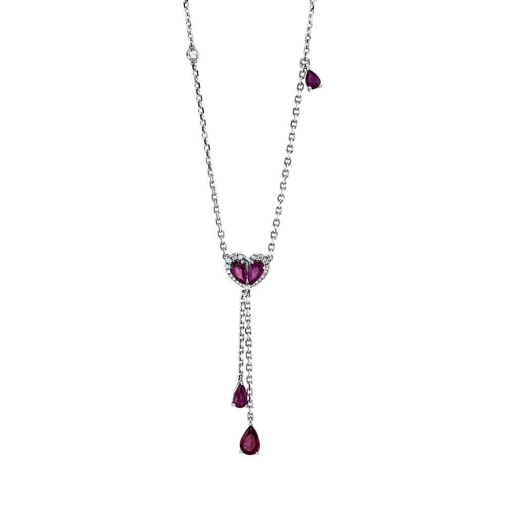 Brogle Classic Kette mit Rubinanhänger