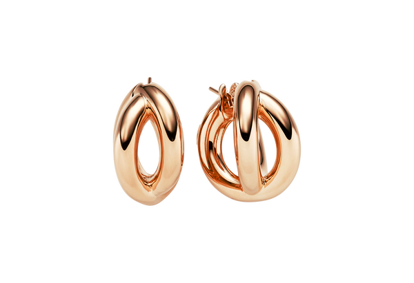Brogle Classic gold hoop earrings Brogle Classic gold hoop earrings