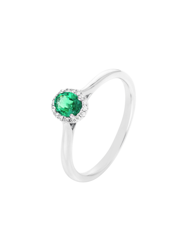 Brogle Classic emerald ring