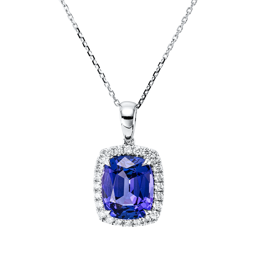 Brogle Selection Kette mit Tansanitanhänger