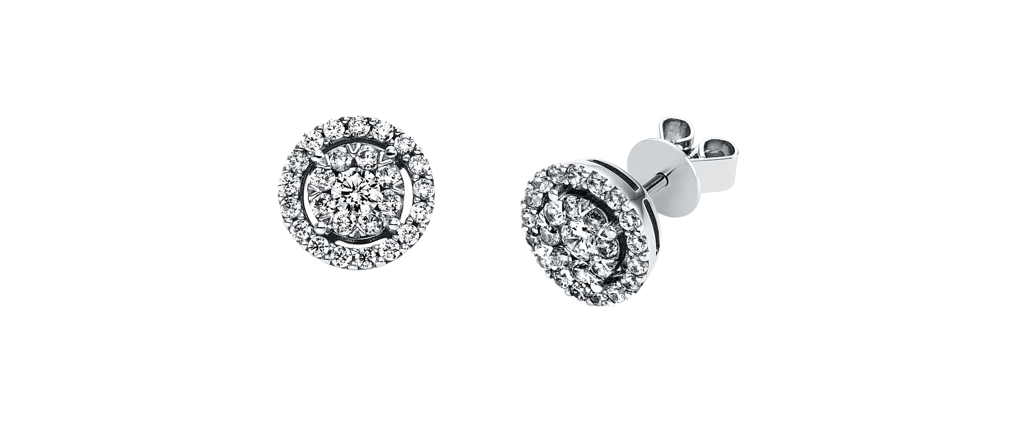 Brogle Selection Illusion Stud Earrings Brogle Selection Illusion Stud Earrings