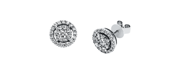 Brogle Selection Illusion Stud Earrings Brogle Selection Illusion Stud Earrings