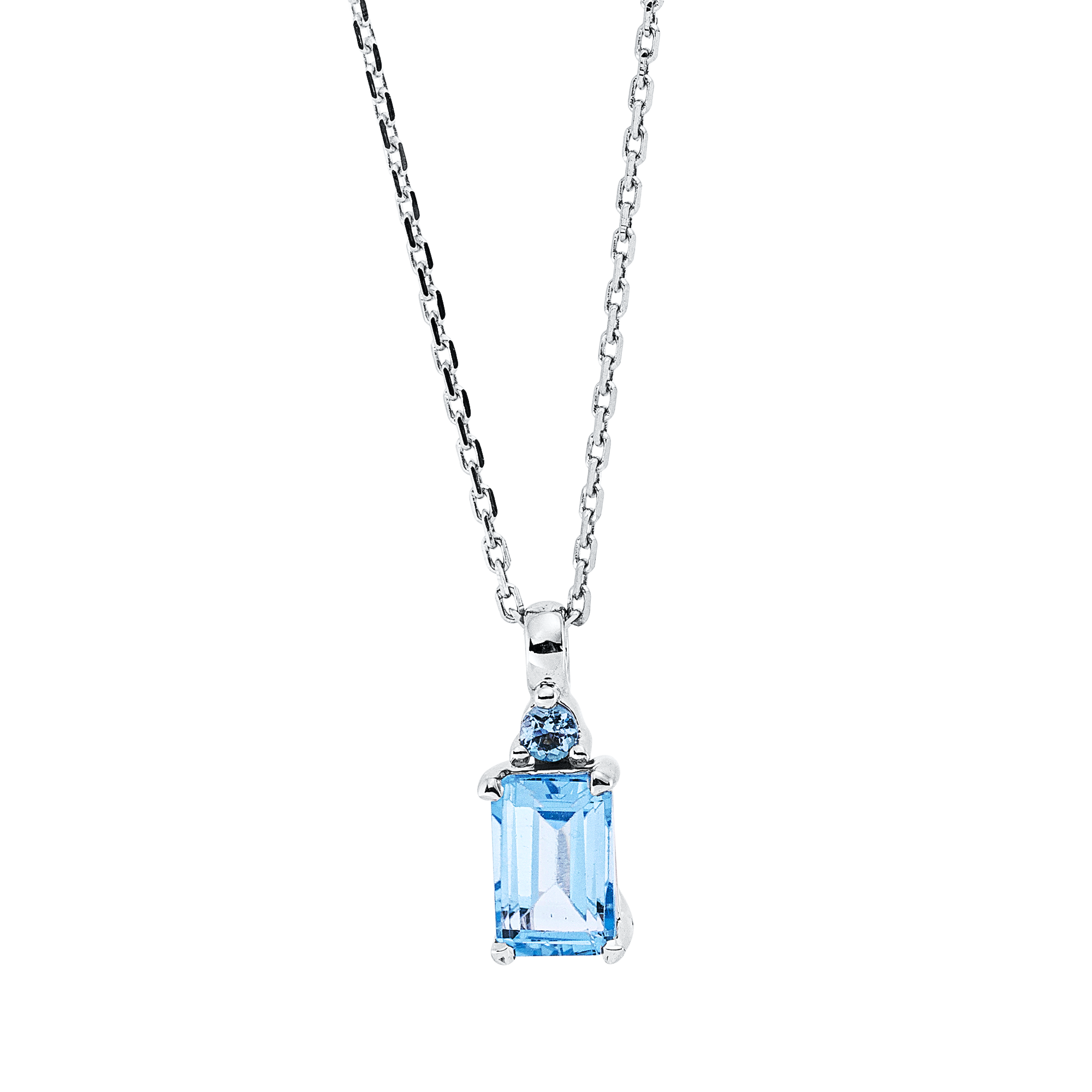 Brogle Classic Kette mit Sky-Topasanhänger