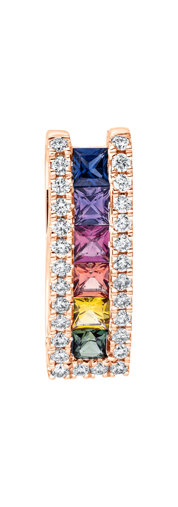 Brogle Classic Sapphire Pendant Rainbow Brogle Classic Sapphire Pendant Rainbow