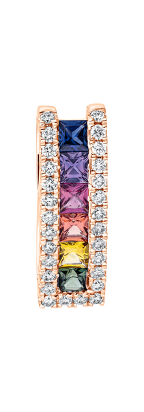Brogle Classic Sapphire Pendant Rainbow Brogle Classic Sapphire Pendant Rainbow