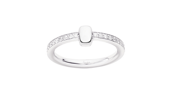 PAC4015 O2WHR DB000 030 Pomellato pomellato together ring single band white gold 18kt diamond k65c36e3216d0e7d0