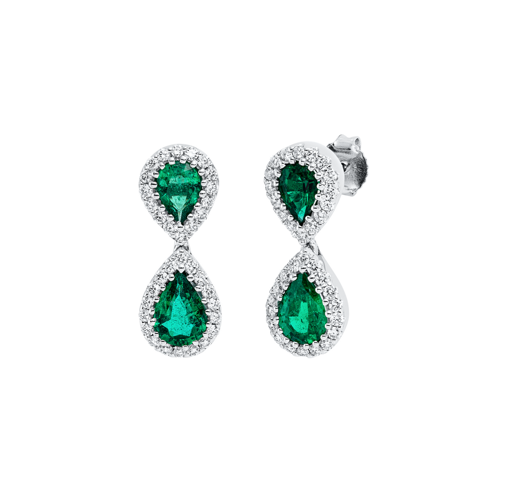 Brogle Selection emerald earrings Brogle Selection emerald earrings