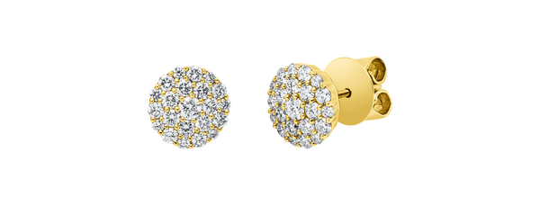 Brogle Classic diamond stud earrings