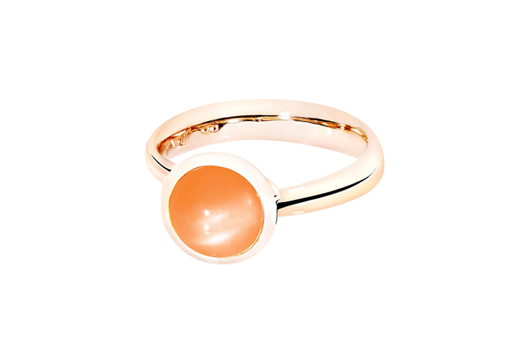 Tamara Comolli Bouton orangefarbener Mondstein S Ring Tamara Comolli Bouton orangefarbener Mondstein S Ring