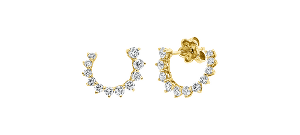 Brogle Classic diamond stud earrings