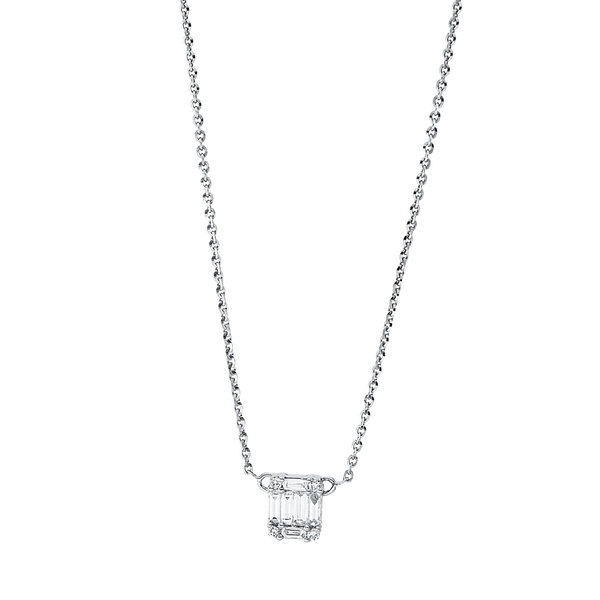 Brogle Classic necklace with diamond pendant Brogle Classic necklace with diamond pendant