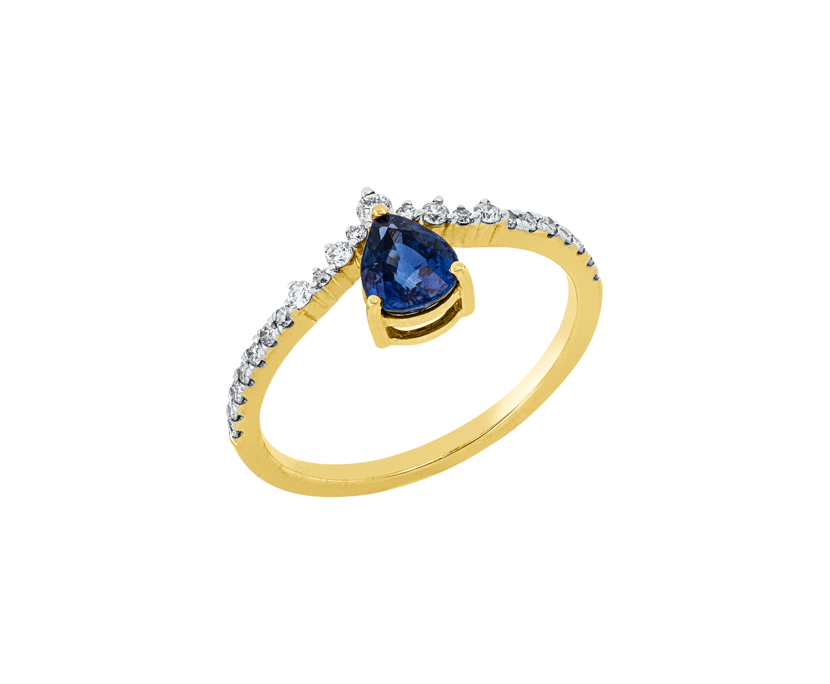 Brogle Classic Bicolor Sapphire Ring