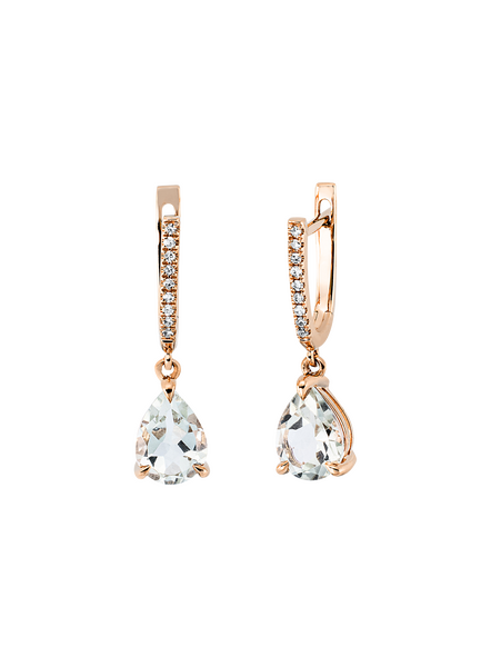 Brogle Classic amethyst creoles