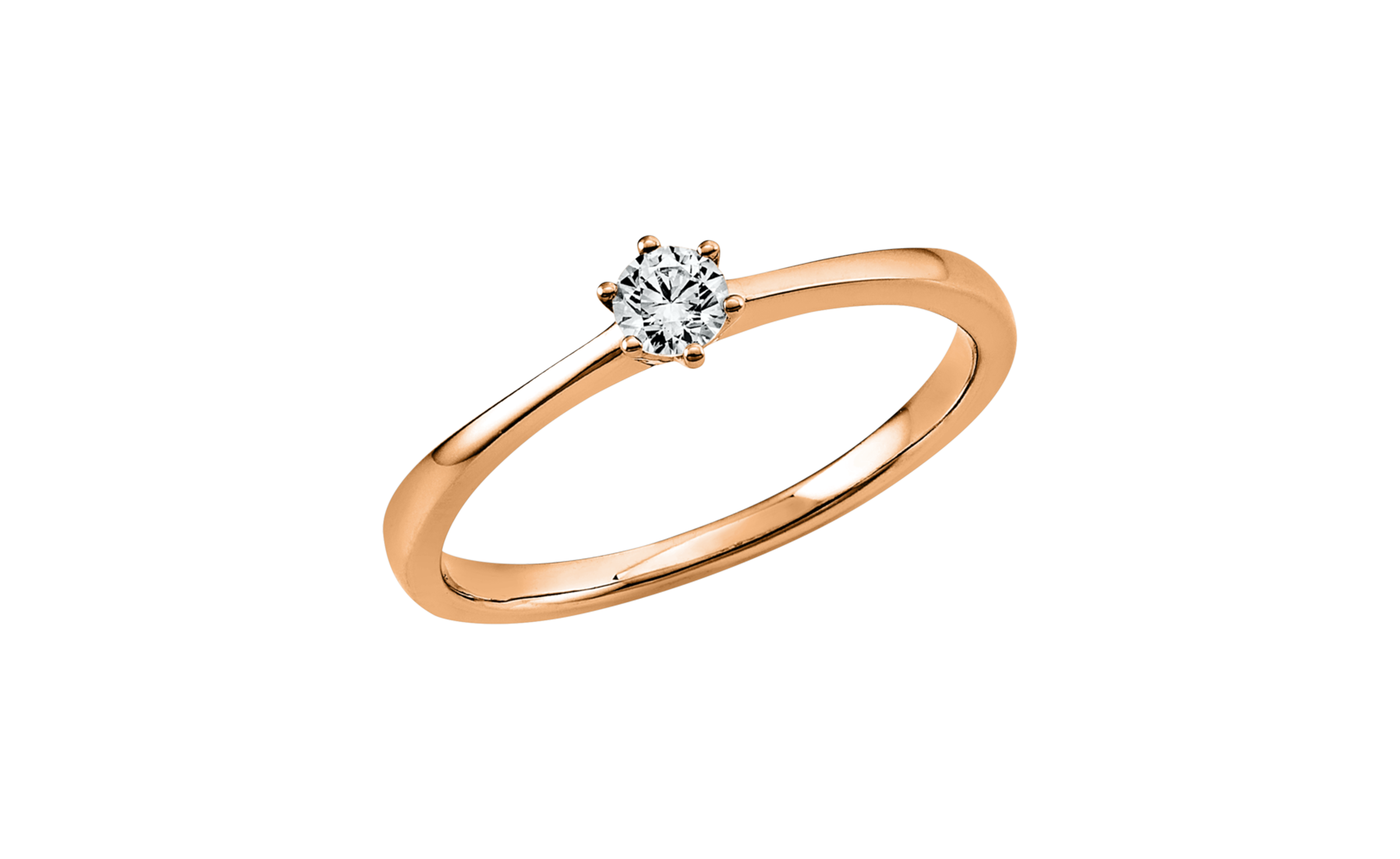 Brogle Selection solitaire ring Luisa up to 0.25 carat Brogle Selection solitaire ring Luisa up to 0.25 carat