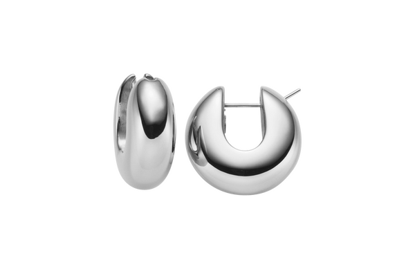 Brogle Classic gold hoop earrings 10mm Brogle Classic gold hoop earrings 10mm