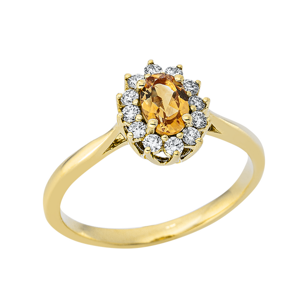 Brogle Selection Felicity citrine ring