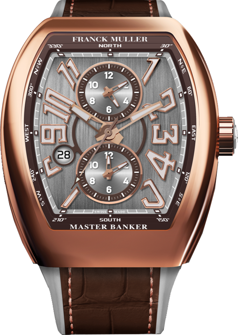 Franck Muller Vanguard Master Banker 3 Zeitzonen 53,7 x 44mm