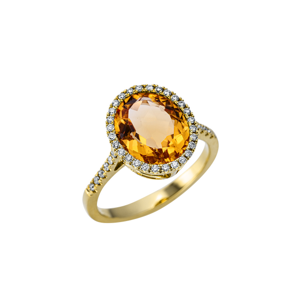 Brogle Classic citrine ring Brogle Classic citrine ring