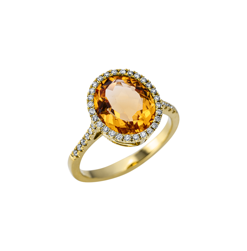 Brogle Classic citrine ring Brogle Classic citrine ring