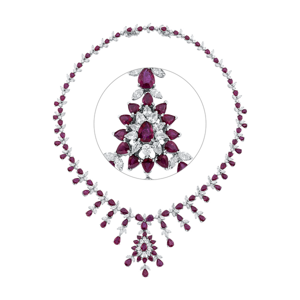 Brogle Selection ruby necklace