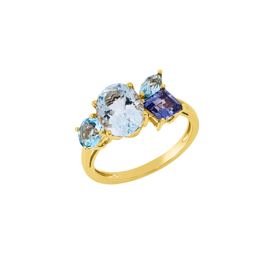 Brogle Classic colored stone ring