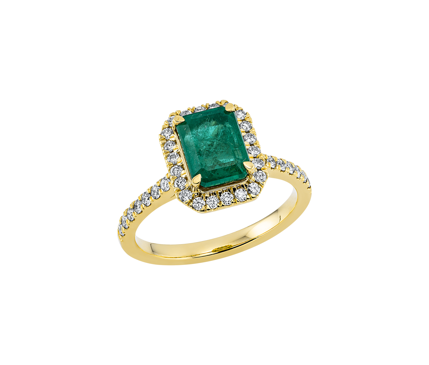 Brogle Classic emerald ring