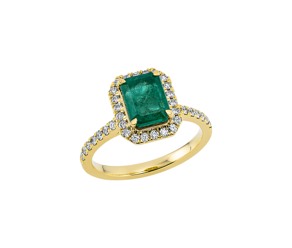 Brogle Classic emerald ring