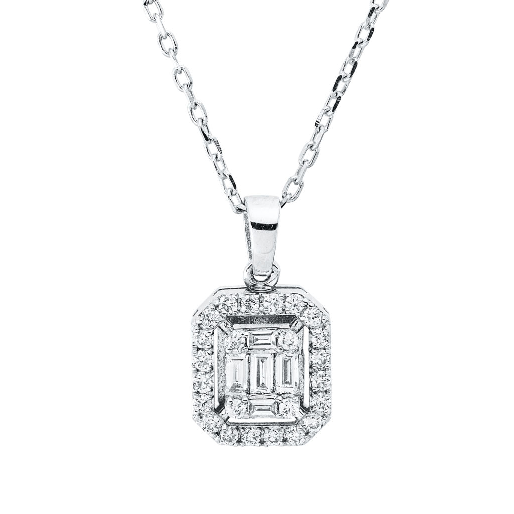 Brogle Classic necklace with diamond pendant Brogle Classic necklace with diamond pendant