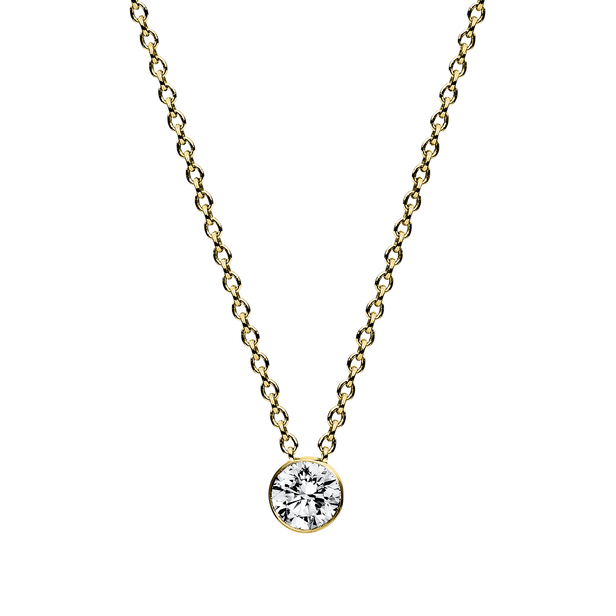 Brogle Selection necklace with pendant Sophie up to 0.25 carat Brogle Selection necklace with pendant Sophie up to 0.25 carat