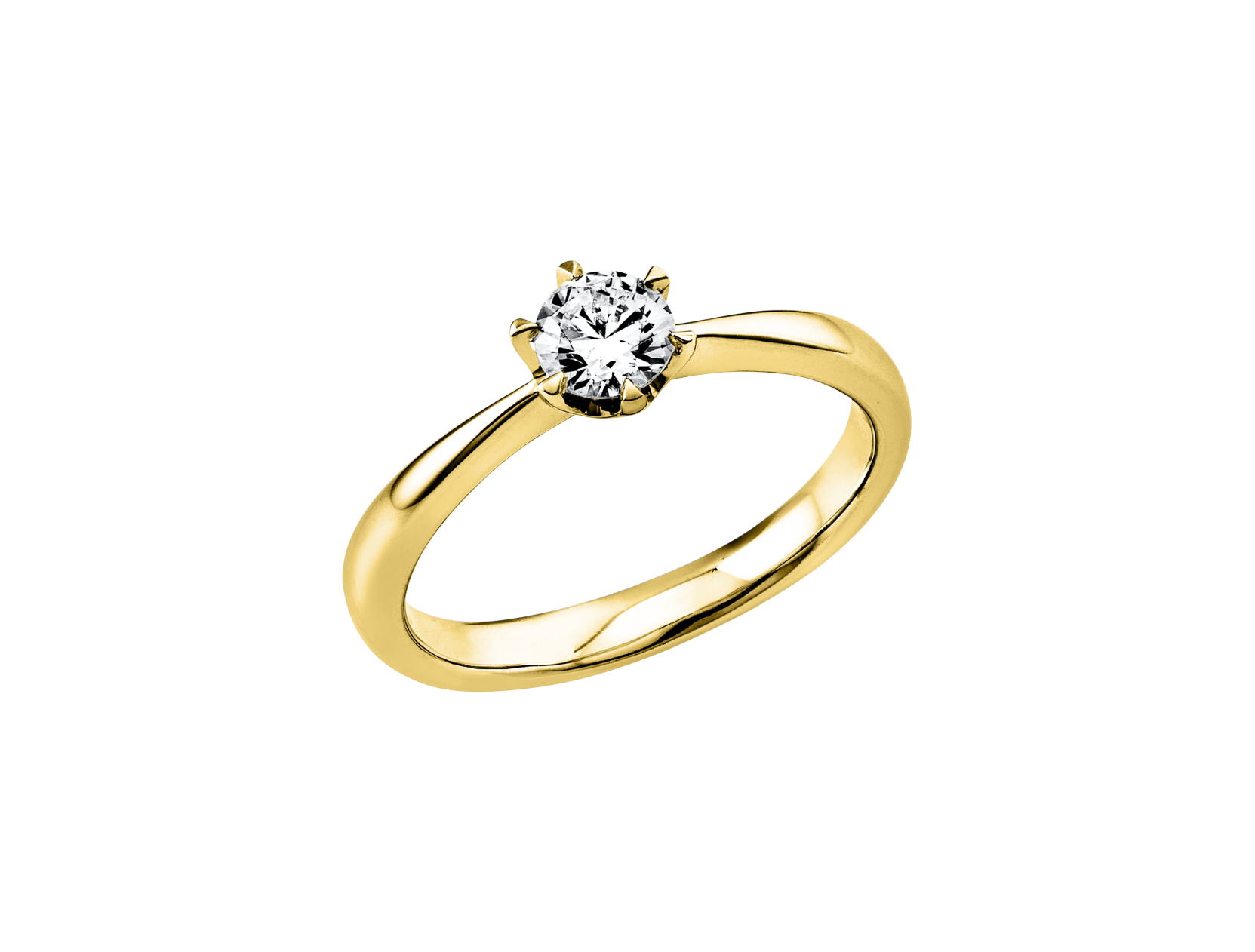 Brogle Selection Marie solitaire ring up to 0.5 carat