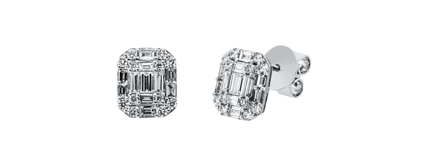Brogle Classic diamond stud earrings