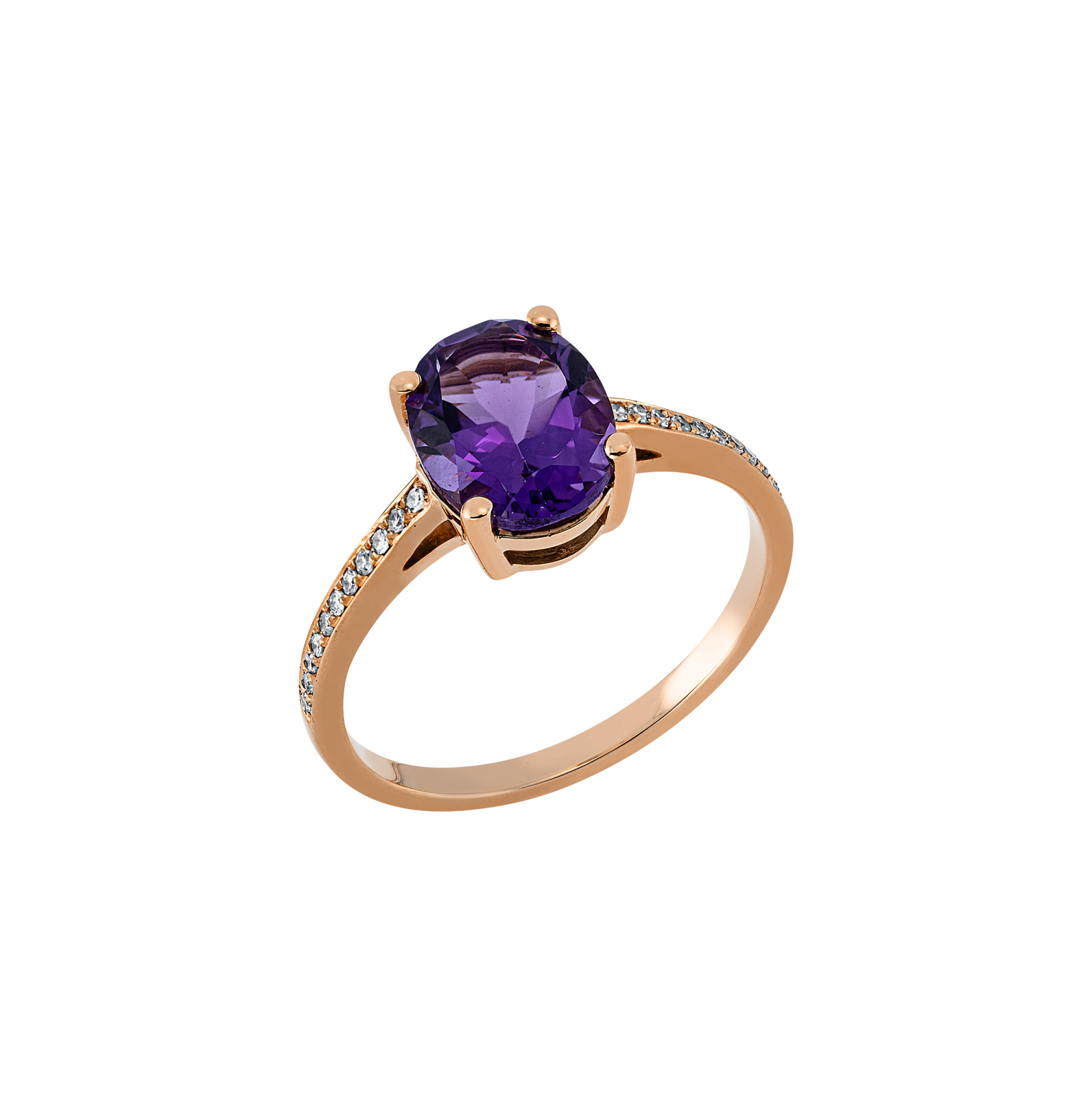 Brogle Classic Amethyst ring