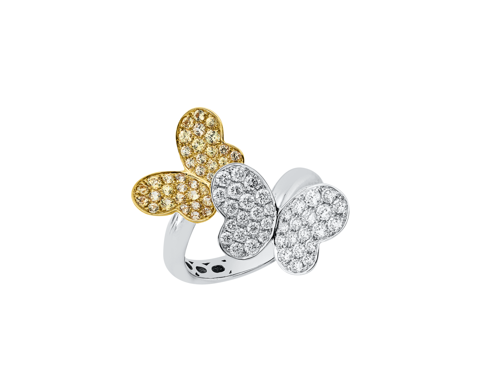 Brogle Selection Bicolor diamond ring Brogle Selection Bicolor diamond ring