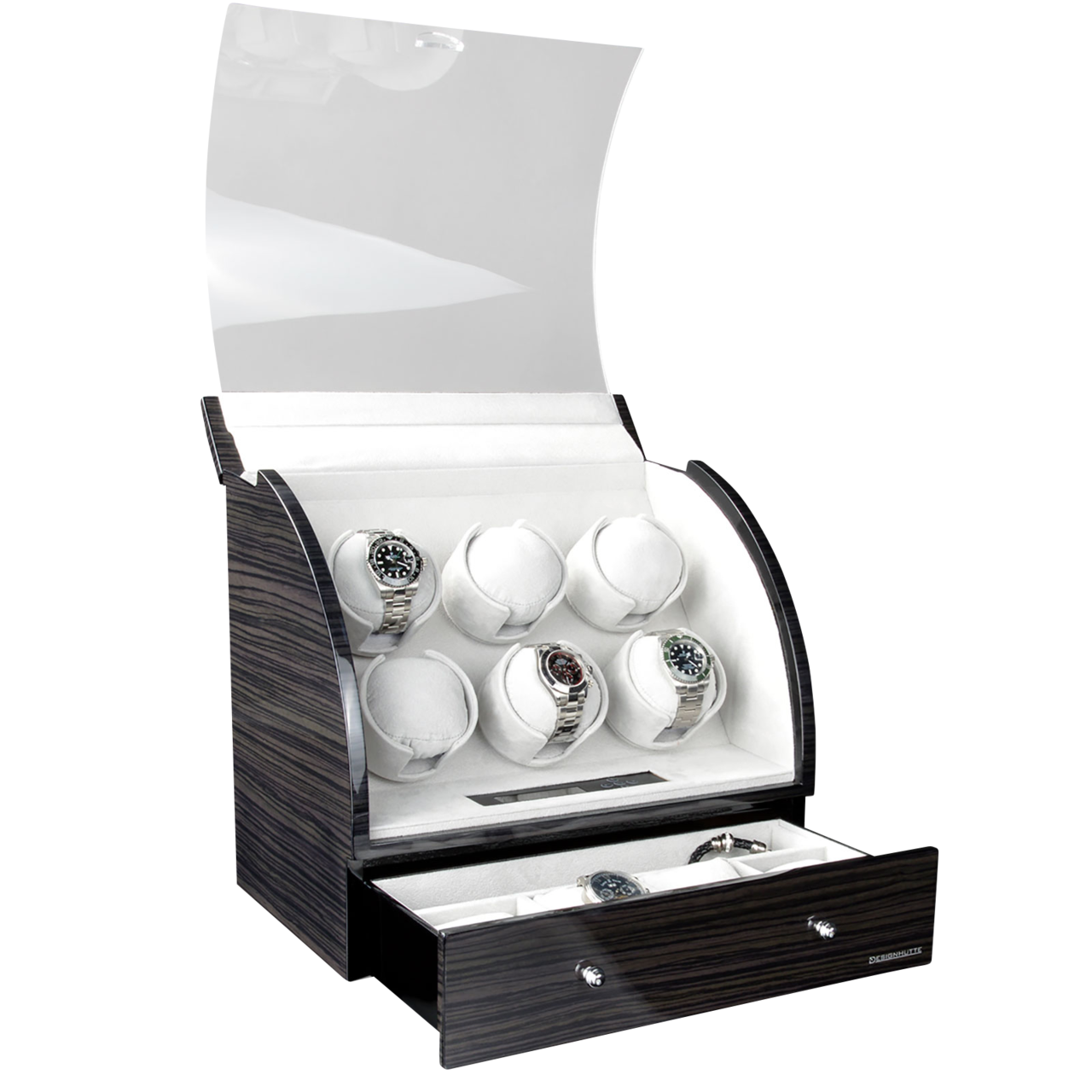 Designhütte Uhrenbeweger Basel 6 LCD Designhütte Uhrenbeweger Basel 6 LCD