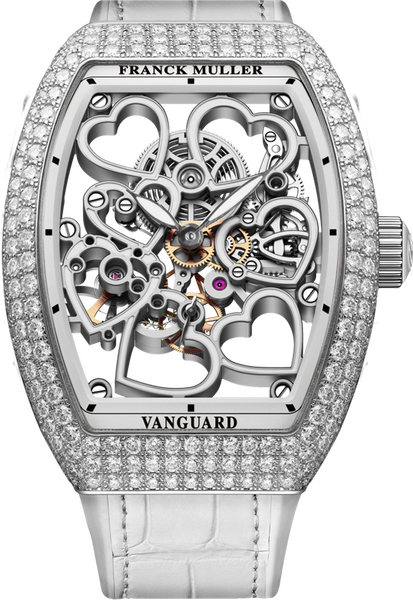 Franck Muller Vanguard Heart Skeleton 42.3 x 32mm