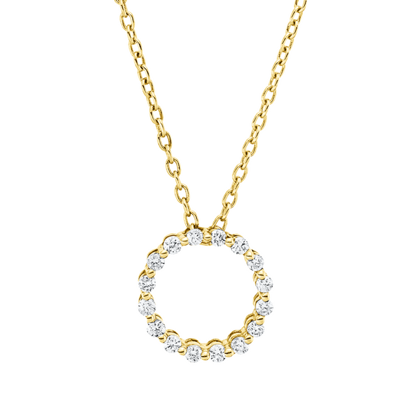 Brogle Classic Kette mit Diamantkreis