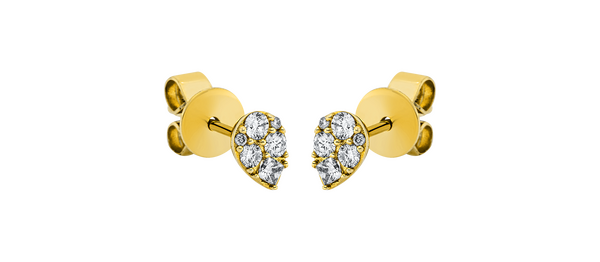 Brogle Classic diamond stud earrings