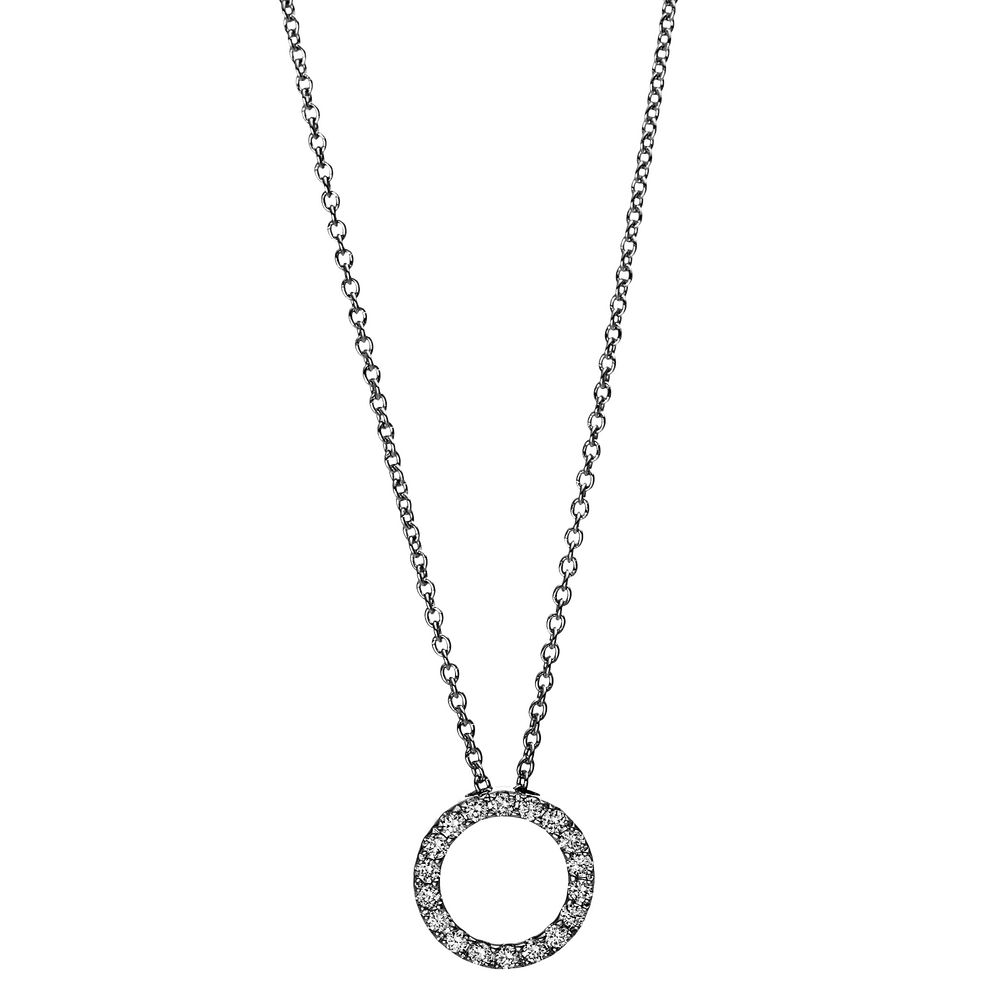 Brogle Classic necklace with diamond pendant Brogle Classic necklace with diamond pendant