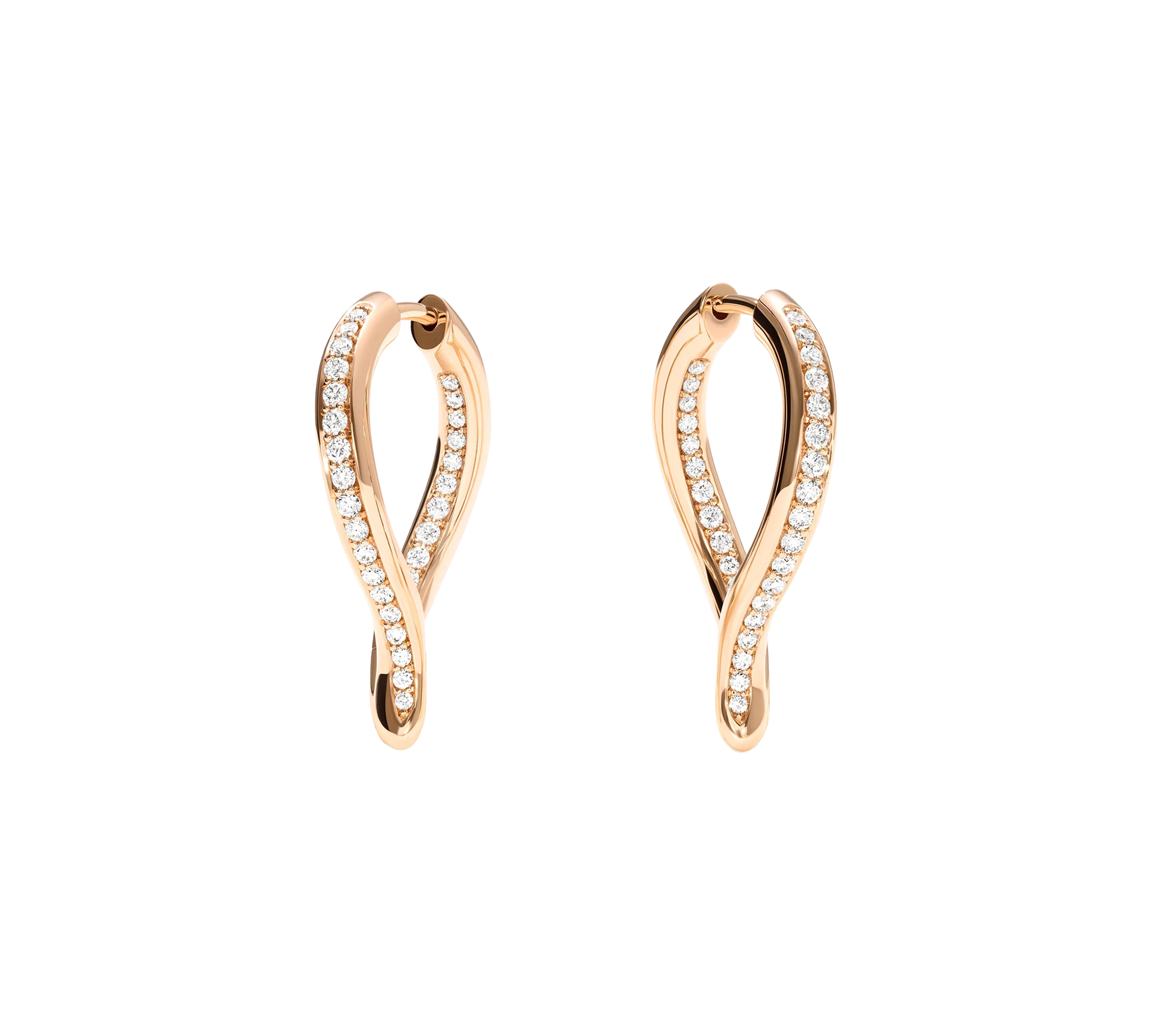 Tamara Comolli Signature Hoop Twisted Drop Creolen Tamara Comolli Signature Hoop Twisted Drop Creolen