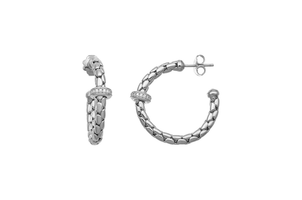 Chimento Stretch Spring Two-Tone Flexible Earring