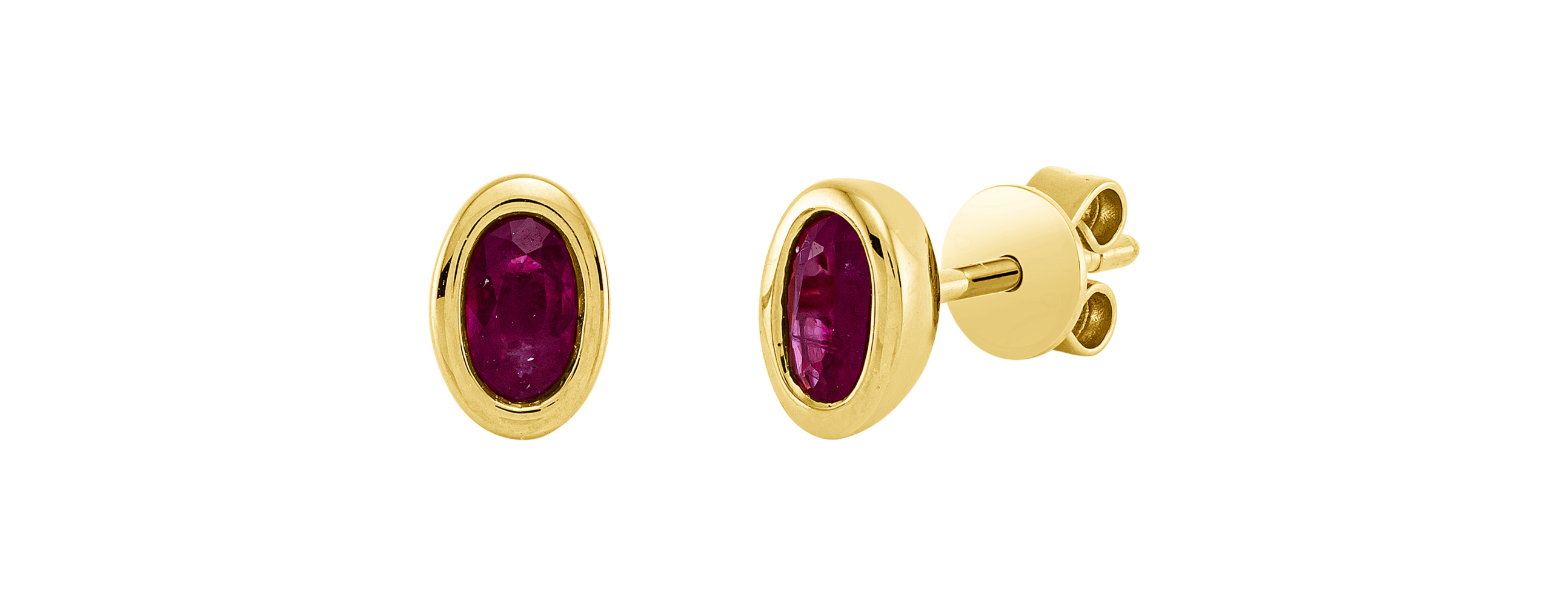Brogle Classic ruby stud earrings Brogle Classic ruby stud earrings
