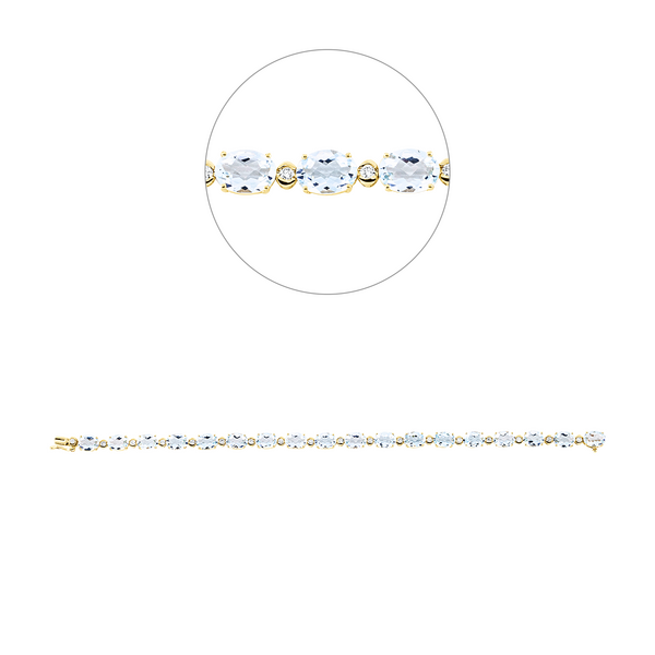 Brogle Classic Sky topaz bracelet