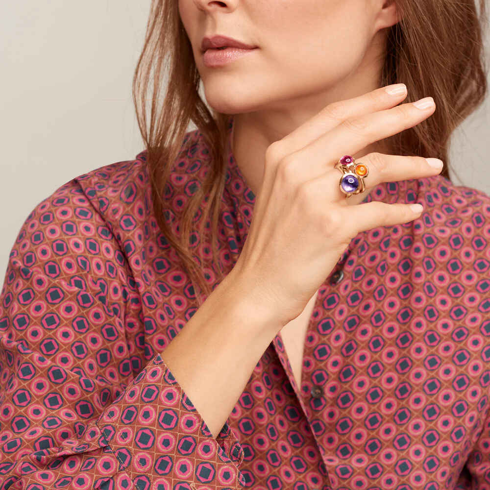 Tamara Comolli Bouton Amethyst L Ring