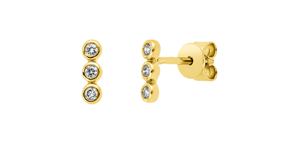 Brogle Classic diamond stud earrings Brogle Classic diamond stud earrings