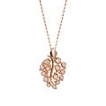 Tamara Comolli Snowflakes Classic Blush Leaf Pendant