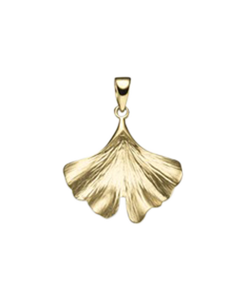 Brogle Classic Ginkgoblattanhänger aus Gold Brogle Classic Ginkgoblattanhänger aus Gold