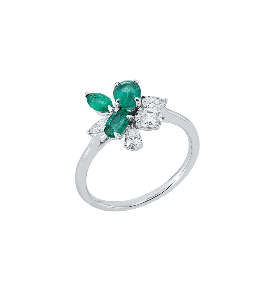 Brogle Classic emerald ring